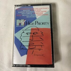 Various Artists MTV High Priority 1987 Cassette Tape